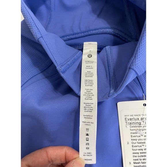 *NWT, Women, Lululemon, Everlux & Mesh Super High Rise Leggings, Sz 0 - Picture 4 of 4